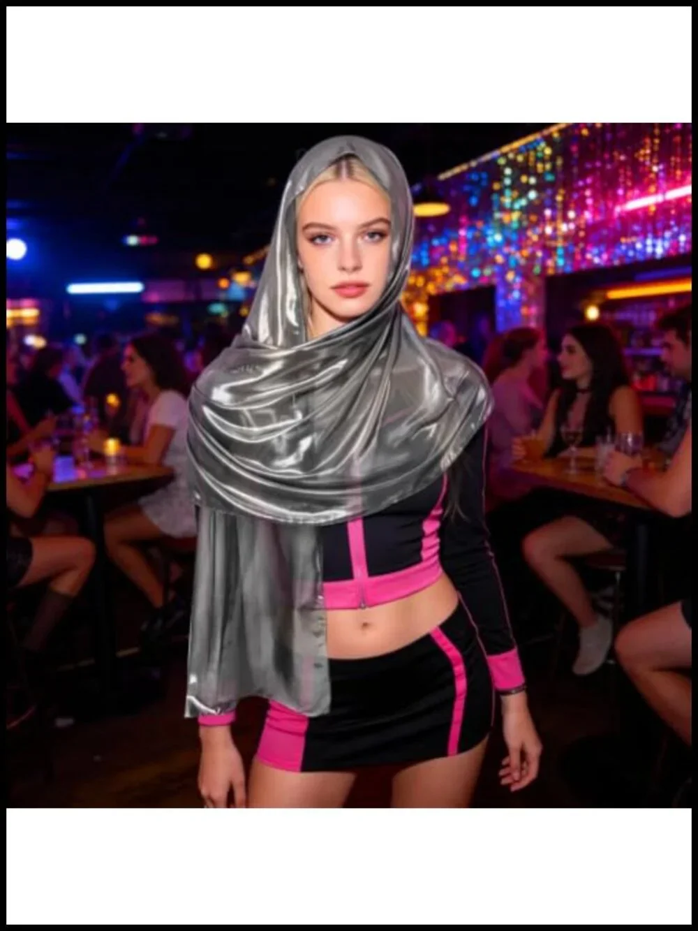 Sparkly Sequin Pashmina Shawl Wrap for Women Formal Evening Party Cover Up